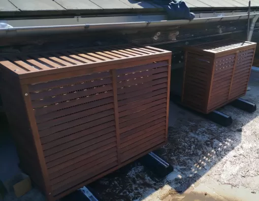 CACHE CLIM EN TOITURE TERASSE