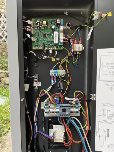 Cablage d'une PAC 17 kw