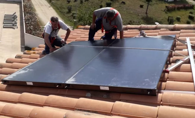 capteurs posés en toiture