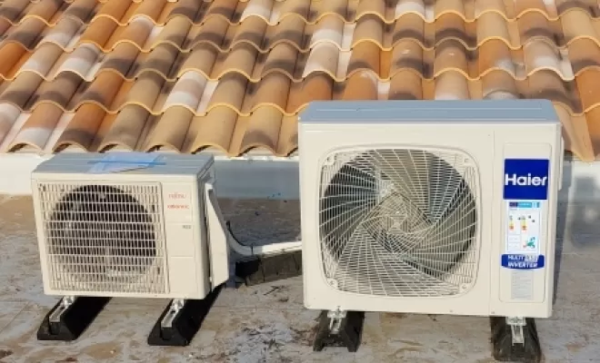 Unité extérieur climatisation et unité EXT pour thermodynamique