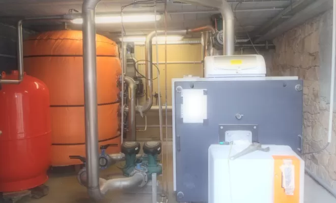 DOMAINE INDUSTRIEL CHAUDIÈRE FUEL AVEC PRODUCTION D'EAU CHAUDE