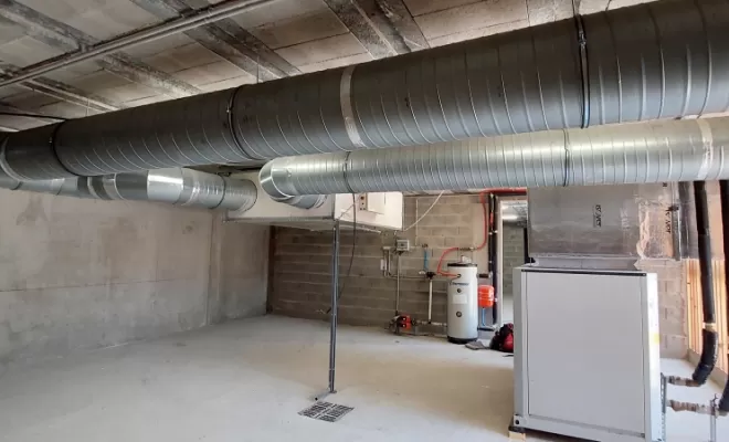 DOMAINE TERTIAIRE PAC AIR/EAU ET CENTRALE DOUBLE FLUX