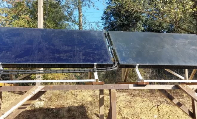 Capteurs solaire autovidengeable. Pas de risque de gel