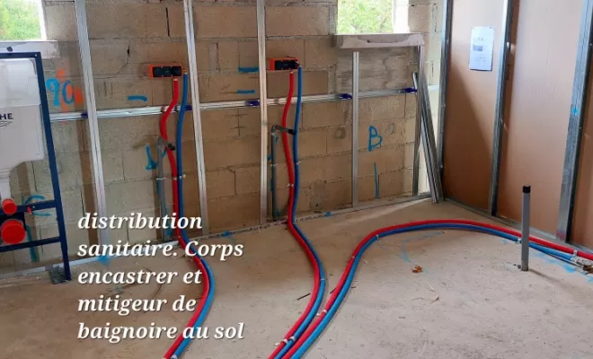 Ensemble de distibution sanitaire