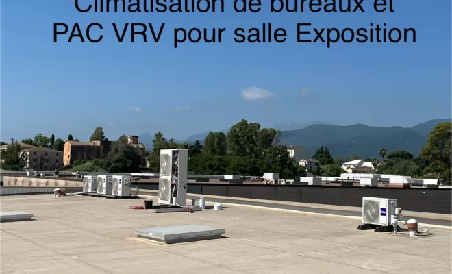 Climatisation multi split et PAC VRV. Une seule unité exterieure pour plusieurs unités intérieures