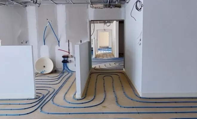 PLANCHER CHAUFFANT RAFRAICHISSANT AVEC REGULATION OPTIMISEE