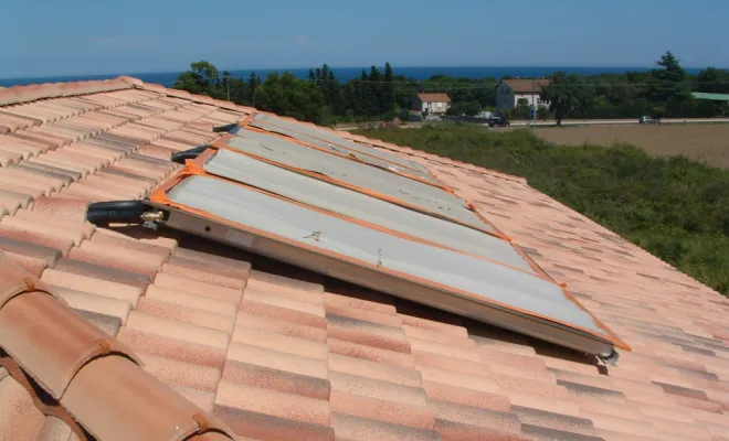 Capteurs solaire thermique. de l'eau chaude gratuite