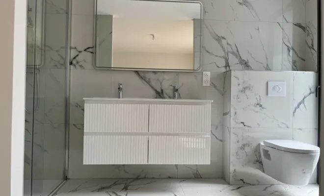 Une pose de sanitaire après.